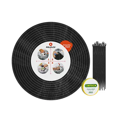 Poliflex Automotriz Ranurado P-RLN16-050 Rollo 50m 3/8pul