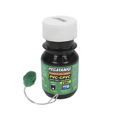 Pegamento para Tuberías PVC-CPVC Pegatanke 2 en 1 25ml