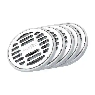 Coladera Redonda ABS con Rejilla Coflex PC-151 5pzas