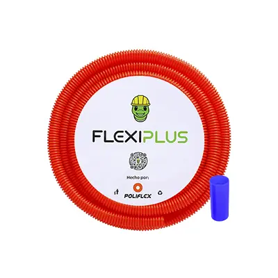 Poliflex Naranja Flexiplus P-ELN20-020 1/2 Pulg 20m