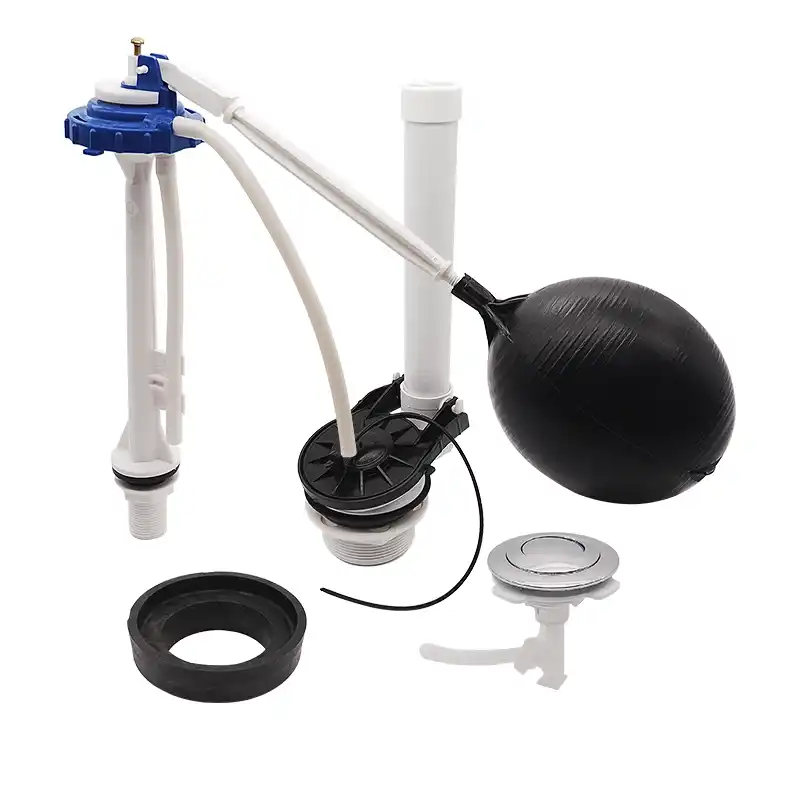 Juego Herraje WC 2 Pul Coflex PS-A025 Con Botón Superior