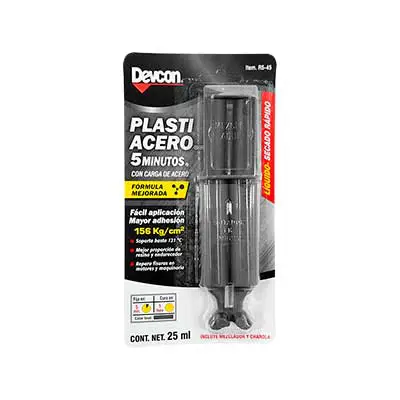 Adhesivo Plastiacero 5 Minutos Devcon R5-45 Líquido 25 ml