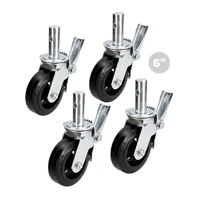 Rueda para Andamio 6 Pul Surtek RA15B con Freno 200kg 4pzs
