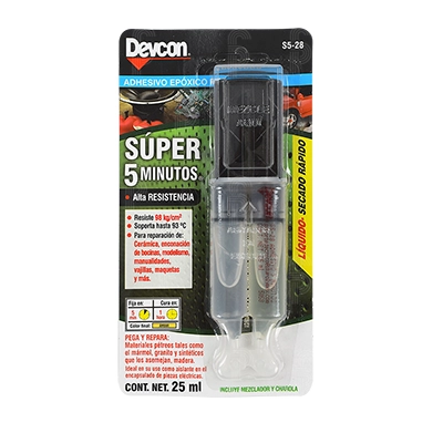 Pegamento Epóxico 5 Minutos Devcon S5-28 25ml