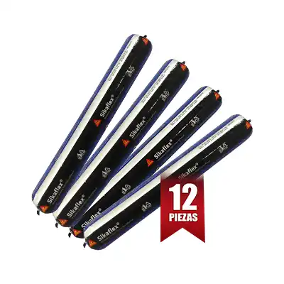 Adhesivo para Vidrio de Automóvil Sikaflex 600ml 12pzas