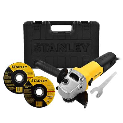 Miniesmeriladora Angular Stanley SGS1045K-B3 + 2 Discos