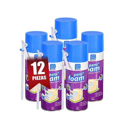 Espuma Expansiva Poliuretano Pennsylvania Pens Foam 12pzs