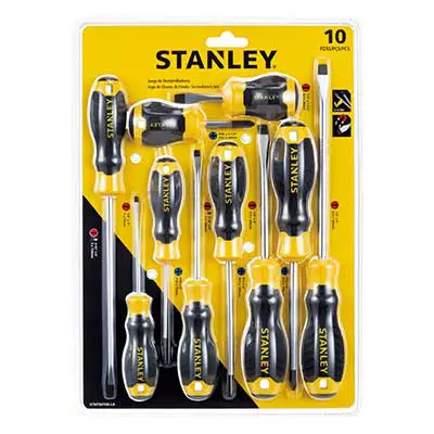 Desarmadores Stanley STMT60100-LA 10pzs Cruz Plano