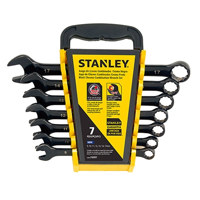 Juego de Llaves Combinadas Métricas Stanley STMT74091 7pzas