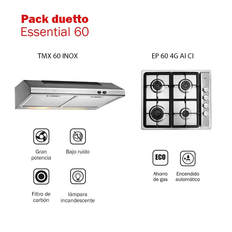 Pack Duetto Essential 60 Teka 