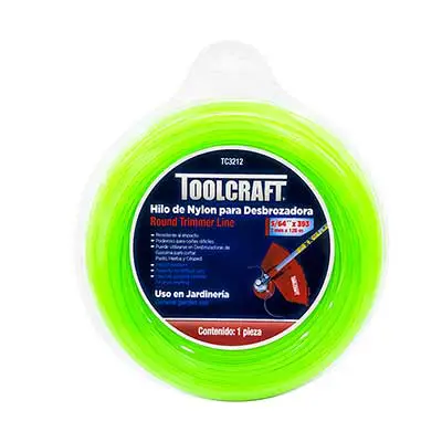 Hilo Nylon Desbrozadora Toolcraft TC3212 2mm x 120m