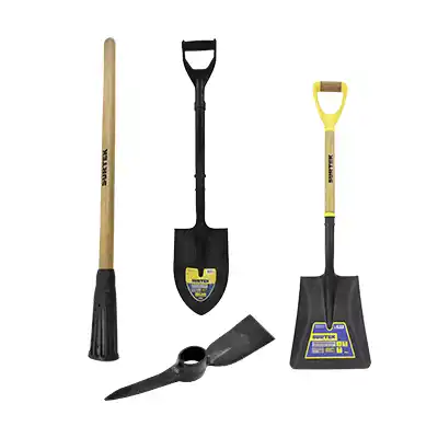 Kit De Pala Cuadrada y Redonda + Talacho Pico 5LB Surtek