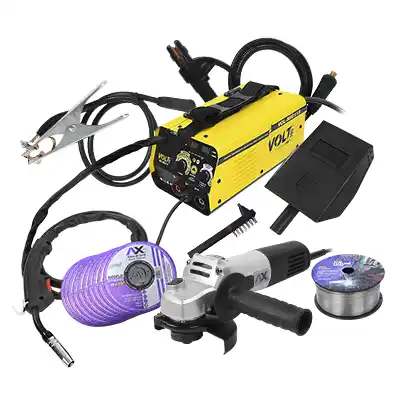Combo Soldadora Inv Multi VOL-MIG113 Miniesmeriladora + Acc