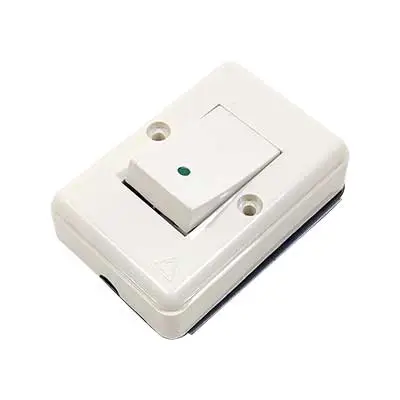 Apagador Plano Sencillo Royer 222 Blanco 127 V