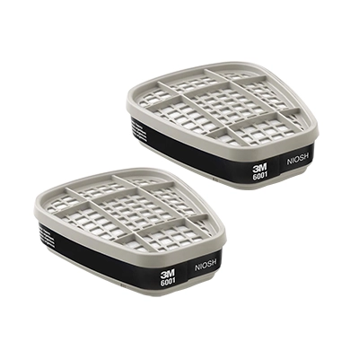 Cartucho para Vapores Orgánicos 3M 6001 2pzas